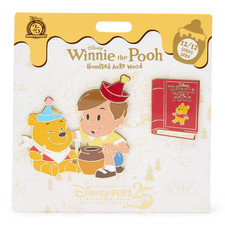 Limited edition Winnie the Pooh and Christopher Robin pin set, 12 of 12 PRESALE