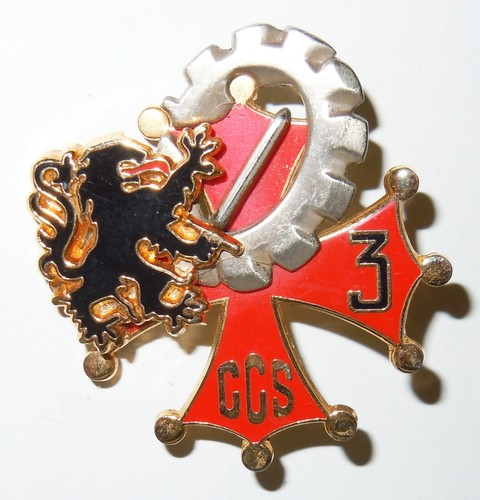 Insigne rgt materiel - insigne, 3°