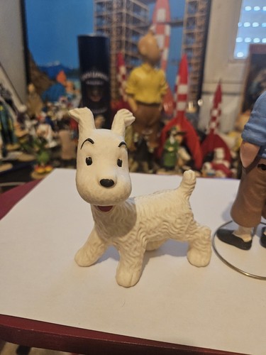Figurine kuifje pouet - pouet, milou