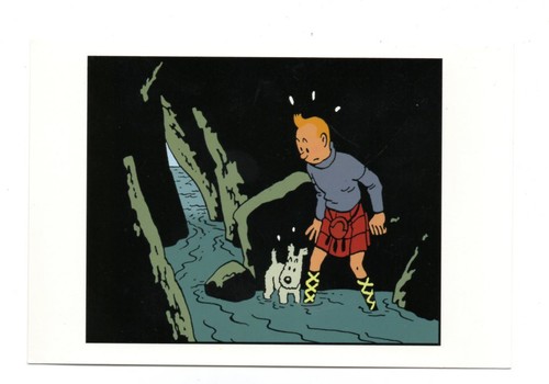 Tintin milou carte postale - et,