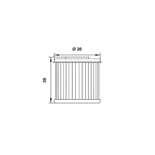Filtre huile hokio pour - filtre,
