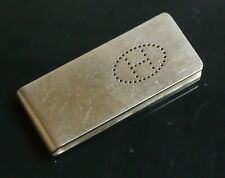 Authentique pince à billets HERMES Evelyn Sterling Silver #1161
