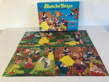 5⚜️Old Snow White And The Seven Dwarfs Puzzle 4 Puzzles Complete 1974 Vintage