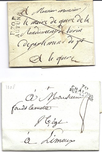 Marques postales 1er - 2,