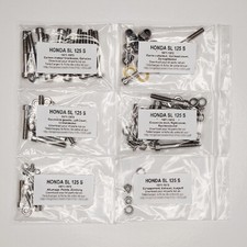 HONDA SL 125 S 1971-1973 Kit vis BTR inox moteur complet SL125 K0 K1 K2 