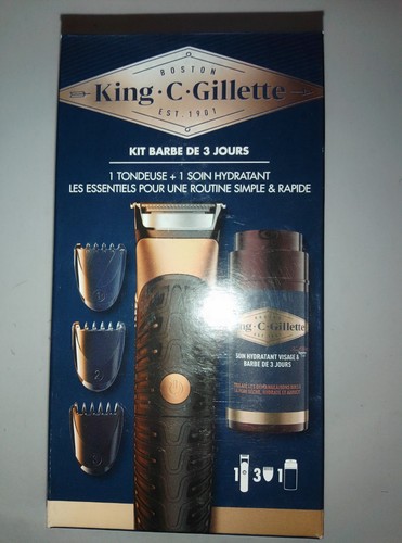 King gillette kit barbe 3 - gillette,