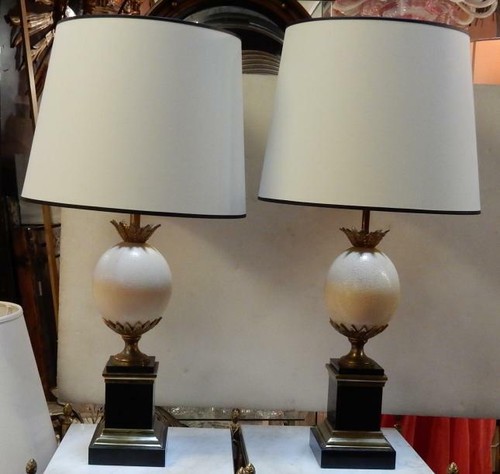 1950 paire lampes en - paire,