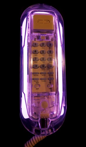 Vintage transparent clear