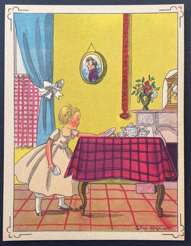 Gravure couleur ancienne - , de
