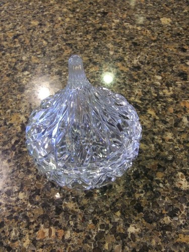 Hershey kiss crystal glass - kiss, crystal/glass