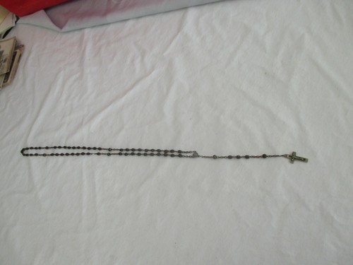 Ancien chapelet perles bois