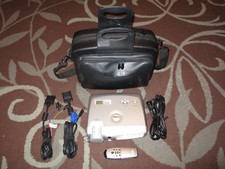 Dell DLP XGA Home Theater Projector Model 3300MP w/ Remote Cables & Case