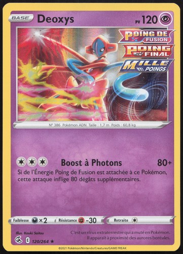 Carte pokémon deoxys - carte,