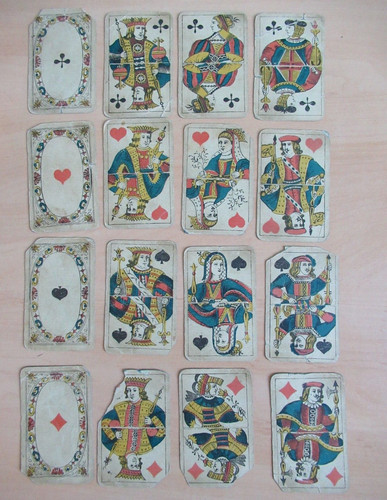 Ancien jeu cartes à - de, 16