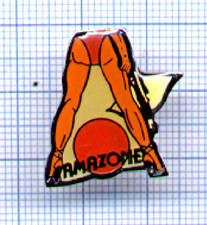 STADIUM AMAZONE Pin's with Hunting Crossbow / Archery / Sexy Woman PIN-UP
