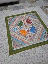 Dessus de Lit INDIEN Patchwork