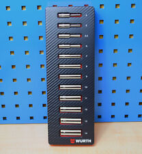 Würth Zèbre Socket Lot Noix 1/4 Pouces Long Mousse Découpée Vehicule D'Atelier