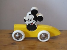 Mickey Yellow Car - Vilac Wood Toy