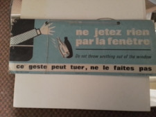 Rare  ancien carton SNCF