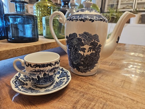 Service théière tasse et - théière,,