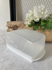 825⚜️ Ancien Beurrier Blanc Tupperware En Plastique Longueur 17 Cm