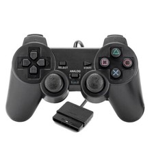 Manette Noire PS2 Analogique