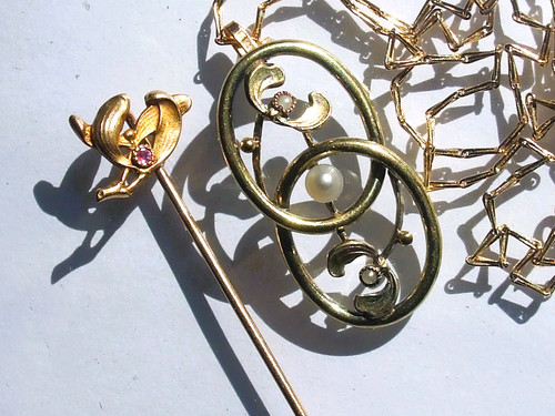 Lot beaux bijoux anciens - beaux,