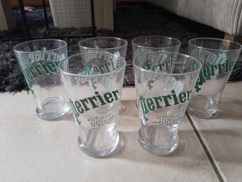 Lot verres perrier - de,
