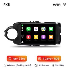 Autoradio Toyota Yaris 2012-2017 CarPlay-AndroidAuto Sans Fil BT WIFI RDS 4Core