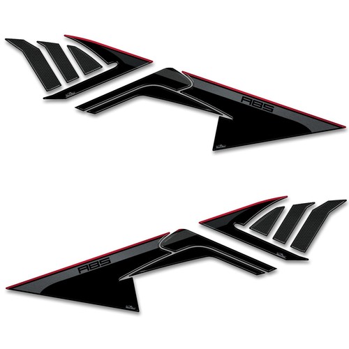 Autocollant moto laterales - autocollant, 3d