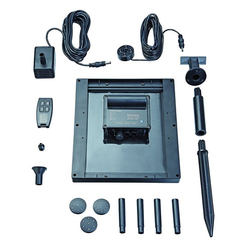 Kit pompe étang avec panneau - kit,