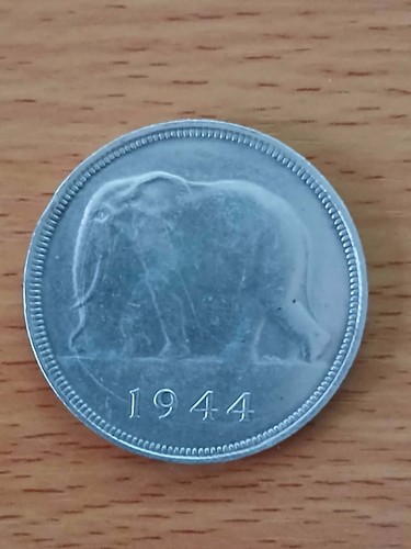 Francs argent congo belge - 50,