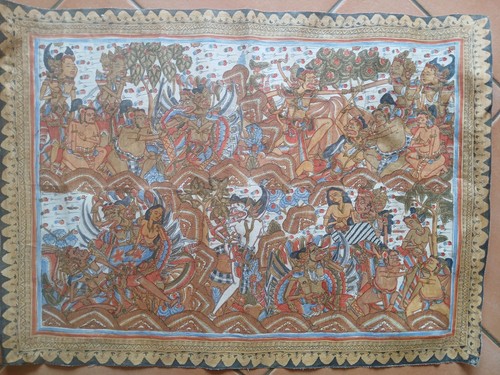 Peinture kamasan sur toile - toile, de