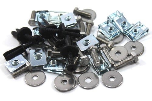 Ensemble fixations acier - de,