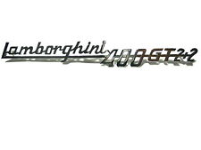 Armes Écrit Lamborghini 400 Gt 2+2 215mm Chrome Panneau Badge Emblem Logo