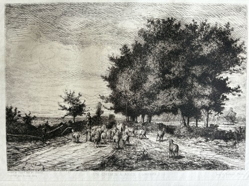 Chabry gravure eau - , forte