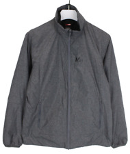 Veste Millet Homme UK 40 Zippée Complète Matelassée Col Montant Mélange Gris