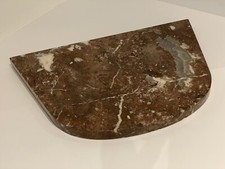 Red Brown Marble Plate Display Over Furniture Antique Xixieme Marble