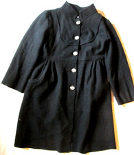 Beau manteau  chaud noir  en