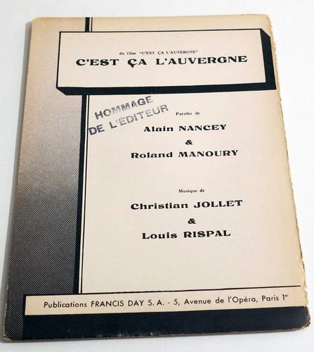 Partition sheet music - , jollet