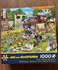 Jan van Haasteren Crowd Pleasers 1000 Pc. Puzzle ‘Chaos In The Field’-Complete