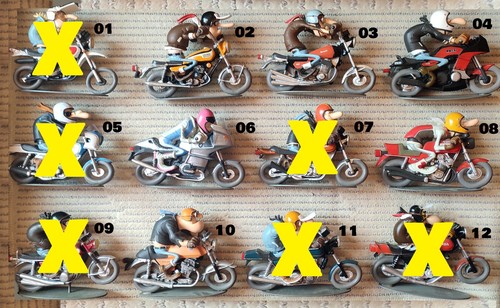 Figurines moto joe bar team - figurines, en