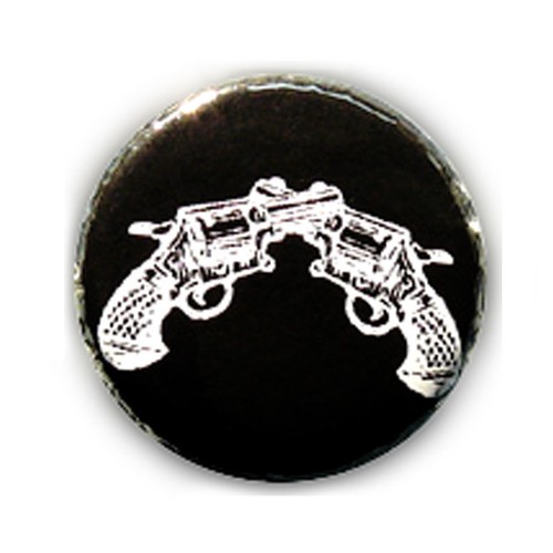 Badge double revolver pistolet - badge,