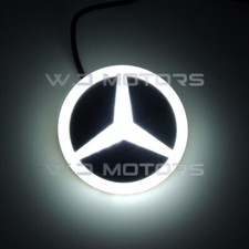 Illuminated Led Car Tail Logo Cold Light Rear Emblem Badge For Mercedes-Benz