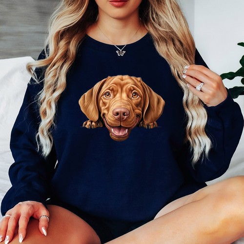 Sweat shirt vizsla dog head - sweat-shirt,