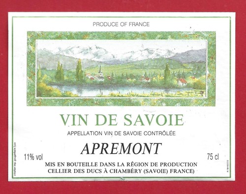 102 étiquette vin savoie - vin,