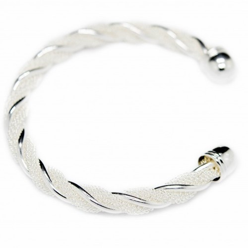 Bracelet jonc torsadé - , en