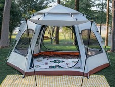 Tente familiale 5 à 6 personnes – grand format, installation rapide