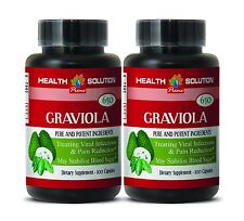 powerful antioxidants - GRAVIOLA Leaf Extract 650 - slow the aging process - 2 B