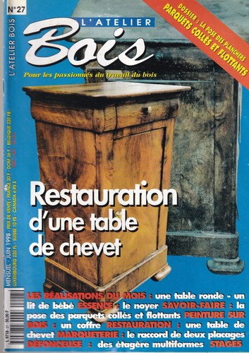 Atelier bois 27 table - du,